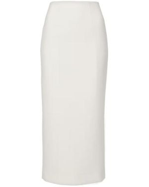 Roland Mouret Crepe Pencil Skirt - White