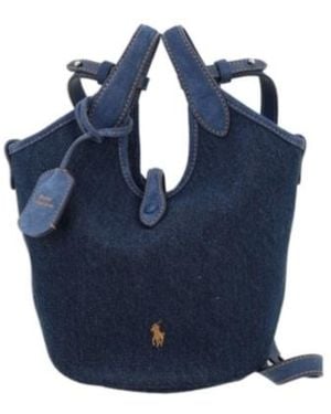Polo Ralph Lauren Polo Play Denim Tote Bag - Blue