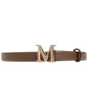 Max Mara Logo Belt - White