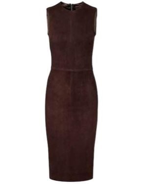 Stouls Eva Suede Minidress - Red