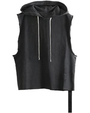 Rick Owens Sleeveless Sweatshirt - Black