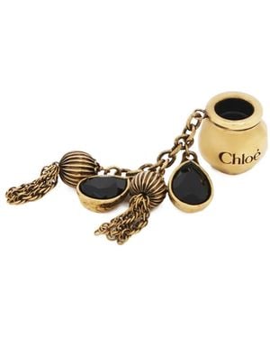 Chloé Chloé Sphere Pearl Dice Bracelet Pendant - Metallic