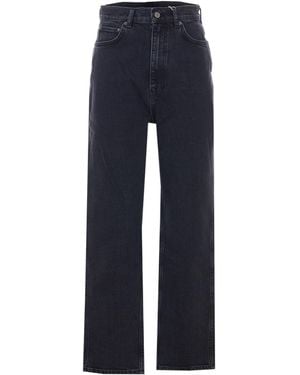 Anine Bing Jane Straight-Leg Jeans - Blue