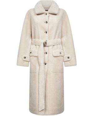 Urbancode Reversible Faux Fur Coat - Natural