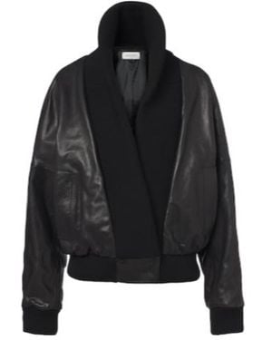 Magda Butrym Leather Jacket - Black