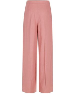 Eleventy Straight-Leg Casual Trousers - Pink