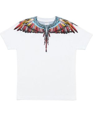 Marcelo Burlon County Of Milan Wings Printed T-Shirt - White