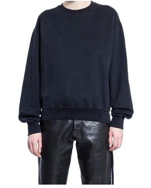 Ann Demeulemeester Long Sleeve Sweatshirt - Blue