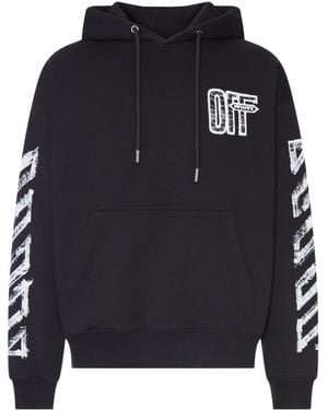 Off-White c/o Virgil Abloh Motion Arrow Skate Hoodie - Blue