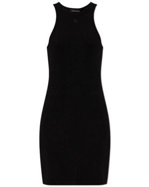 Anine Bing Cole Racerback Mini Dress - Black
