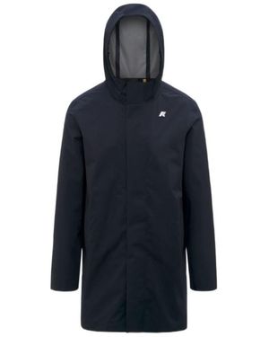 K-Way Tommy Stretch Hooded Jacket - Blue