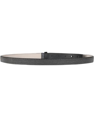 Brunello Cucinelli Minimal Leather Belt - White