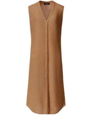 Fabiana Filippi Sequined Long Cardigan - Brown
