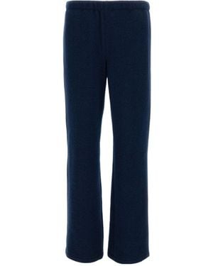 Rier Virgin Wool Straight-Leg Trousers - Blue