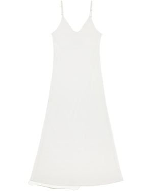 MM6 by Maison Margiela Asymmetric Sleeveless Mini Dress - White