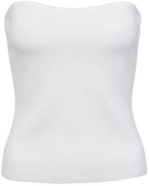 Gabriela Hearst Wool And Silk-Blend Top - White