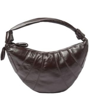 Lemaire Fortune Croissant Leather Shoulder Bag - Brown