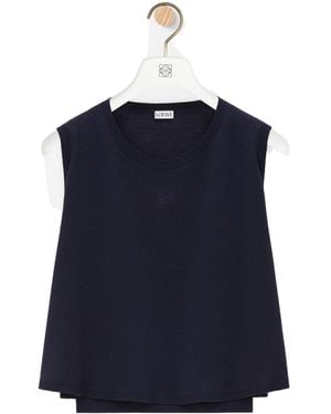 Loewe Sleeveless Jumper - Blue