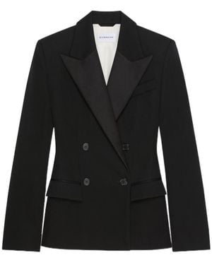 Givenchy Double-Breasted Jacket - Black
