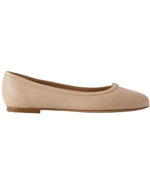 Chloé Chloé Marcie Round-Toe Ballet Flats - Natural
