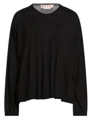 Marni Lightweight Knitted Sweater - Black