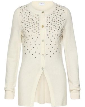 Marella Long-Sleeve Knit Top - White