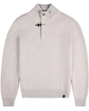 Fay Virgin Wool Jumper - White