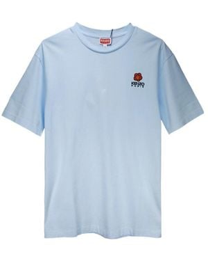 KENZO Logo Logo Short-Sleeved T-Shirt - Blue