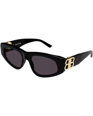 Balenciaga Rectangular Sunglasses - White
