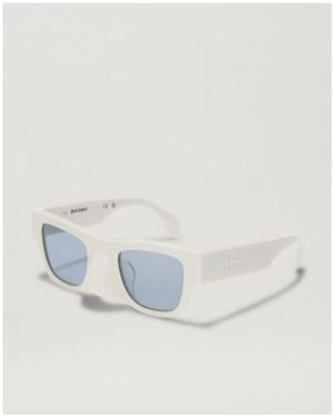Palm Angels Myrtle Square Sunglasses - White
