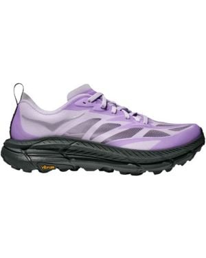 Hoka One One Mafate Speed 4 Lite Lace-Up Trainers - Purple