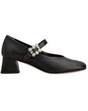 Roger Vivier Efflorescence Mary Jane Court Shoes - Black