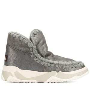 Mou Eskimo Sneaker Ankle Boots - Gray