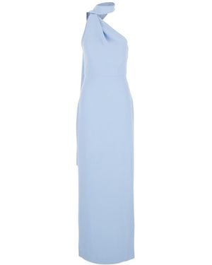 Solace London London Demi One-Shoulder Maxi Dress - Blue