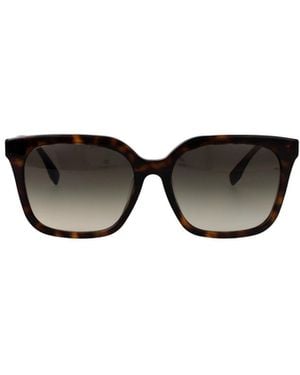 Fendi Geometric-Frame Sunglasses - White
