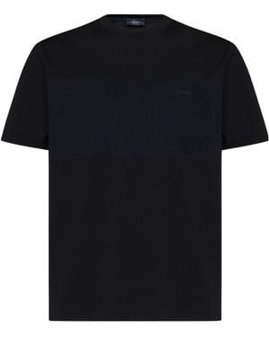 Herno Short Sleeved Crewneck T-Shirt - Black