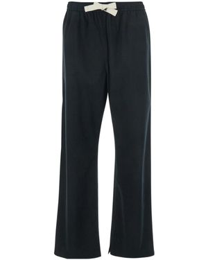 Celine Drawstring Trousers - Black