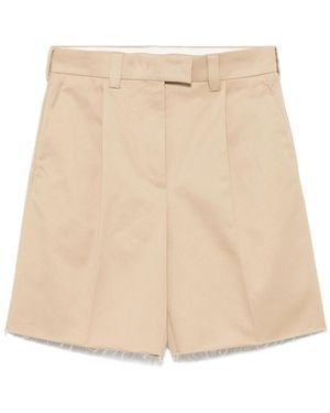 Miu Miu Chino Bermudas - Natural