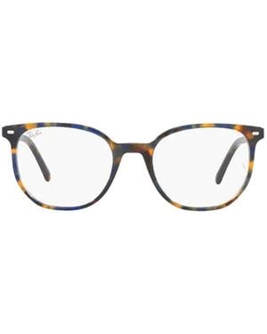 Ray-Ban Elliot Square Frame Glasses - Metallic