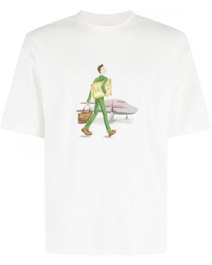 Drole de Monsieur L'Homme Au Tableau T-Shirt - White