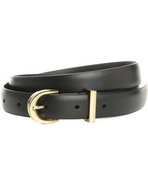 KHAITE Buckle Leather Belt - Multicolour