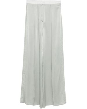 forte_forte High Waist Casual Trousers - White