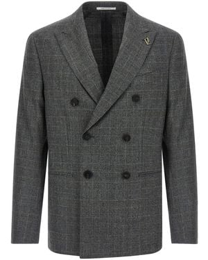 Pal Zileri Brera Check Blazer - Gray