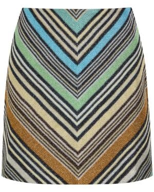 Missoni Striped Knit Dress - Gray