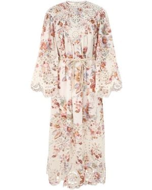 green emerald velvet dress Off-White Tropicolors Yoke Embroidered Midi Dress – FARM Rio main image 1