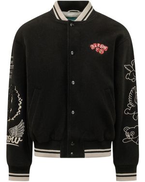 Barrow Collage Varsity Jacket - Black