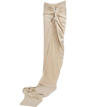 Rick Owens Long Skirts - Natural