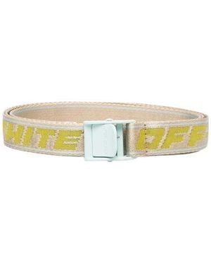 Off-White c/o Virgil Abloh Industrial Logo Belt - Yellow