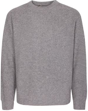 Canali Long-Sleeved Sweater - Gray