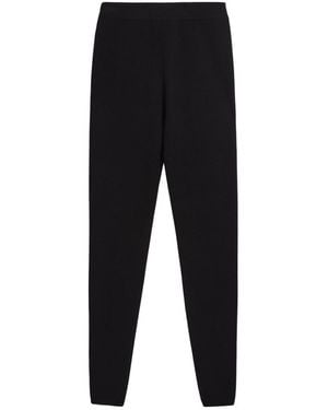 Max Mara Logo Leggings - Black